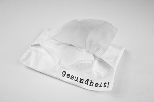 Taschentuchtäschchen "Gesundheit!" 13,5 x 8,5 cm